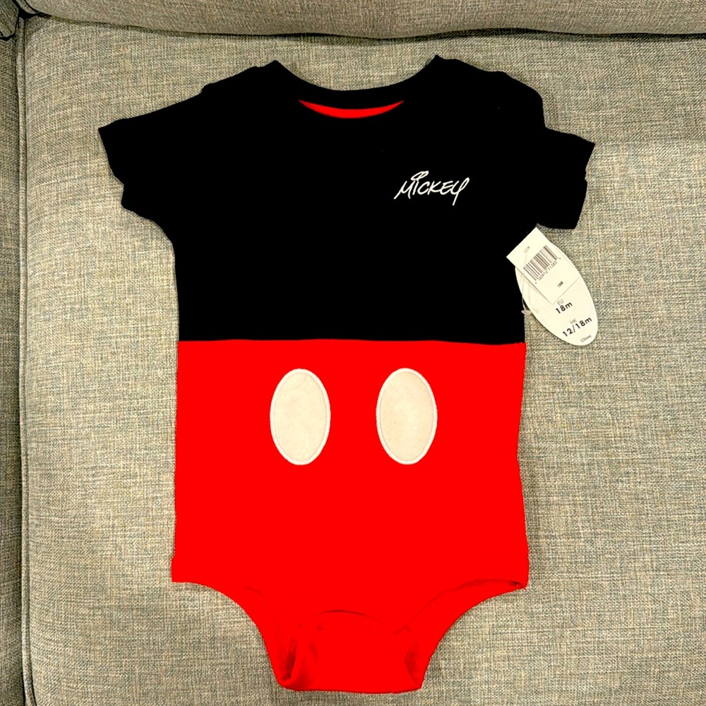 Disneyland Mickey Mouse Onesie Size 18 months - NWT